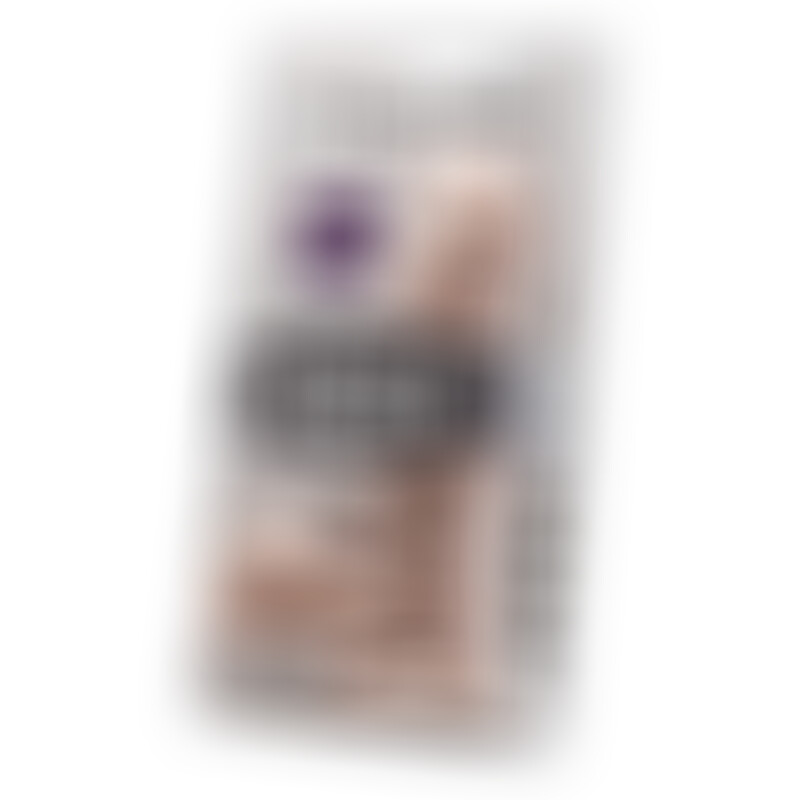 Gode 18 cm avec Vibromasseur Testicules Naturel