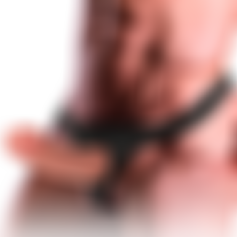 Harnais Creux avec Gode 16 x 3 cm