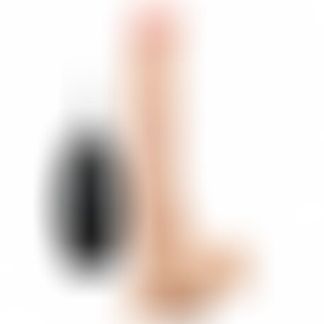 Realrock Pene Vibrador con Escroto 27 cm